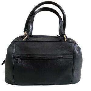 Tignanello genuine leather black medium satchel